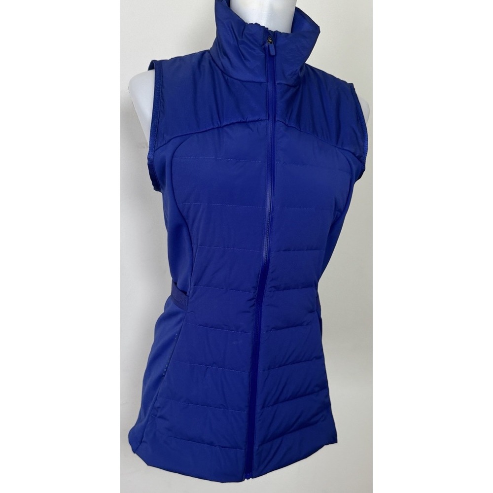 lululemon athletica Down For It All Puffer Vest in Psychic Blue size 8
